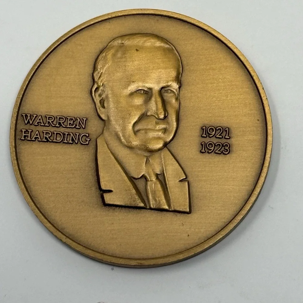 Warren Harding 29th President Of The United States Coin Medal